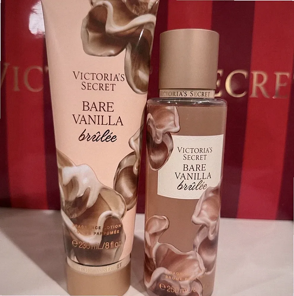 Victoria's Secret Bare Vanilla Brulee Fragrance Mist + Body Lotion Set
