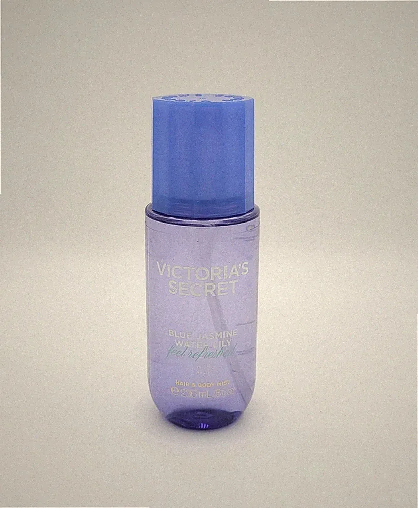 Victoria's Secret Blue Jasmine Water Lily Fragrance Hair & Body Mist 8 oz New