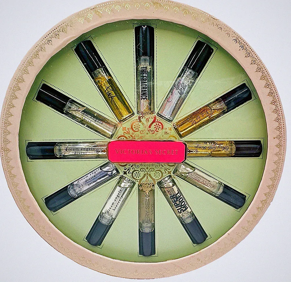 Victoria's Secret Holiday Mini Perfume Vial Sampler Set of 12