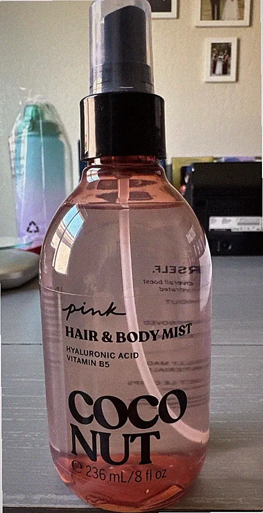Victoria's Secret PINK Coconut Hair And Body Mist Spray 8oz
