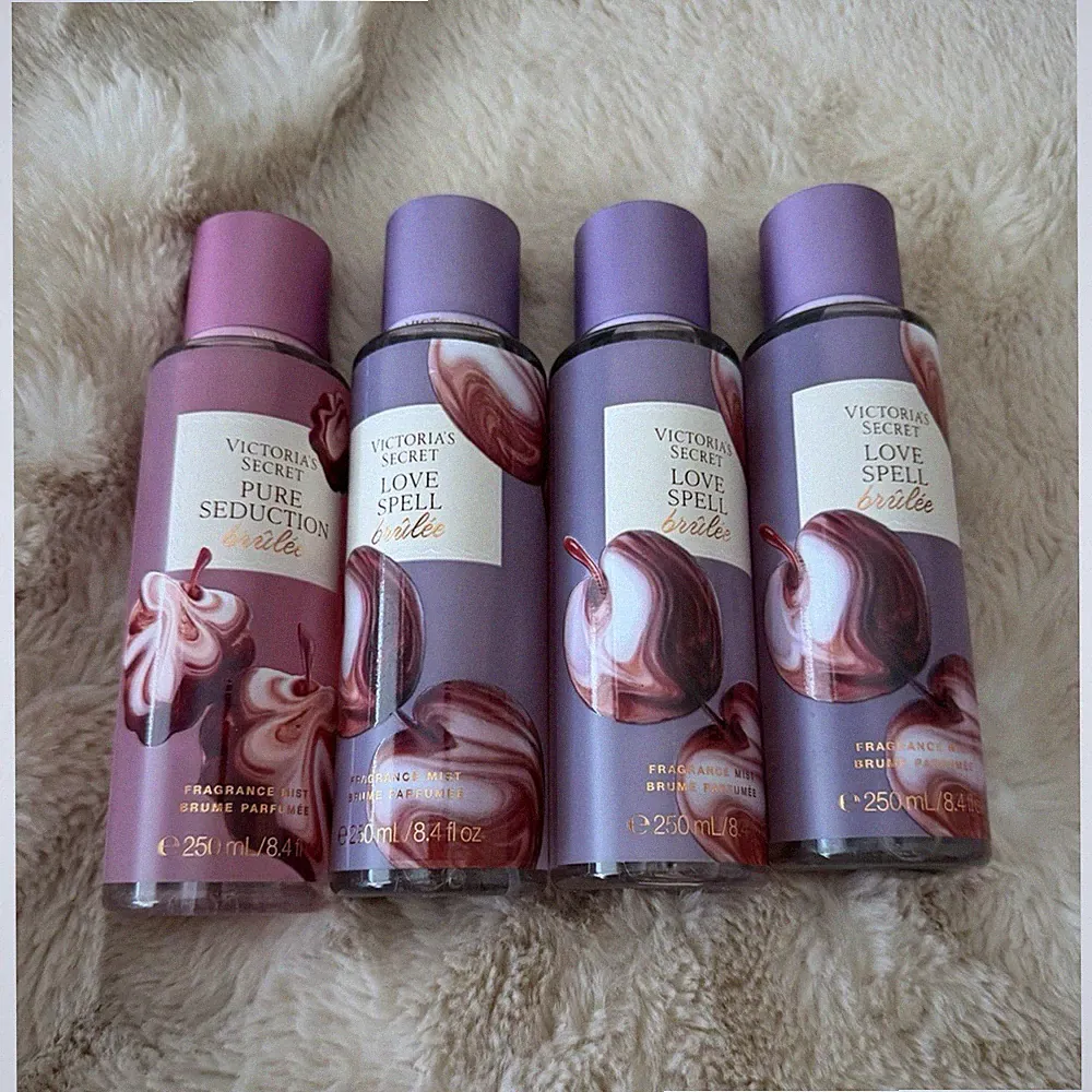 Victoria's Secret Pure Seduction Brûlée & Love Spell Brûlée Mist 4x 250ml
