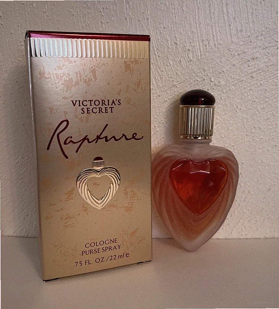 Victoria's Secret Rapture Perfume Cologne Spray 22ml/ .75 oz Heart Shape Bottle