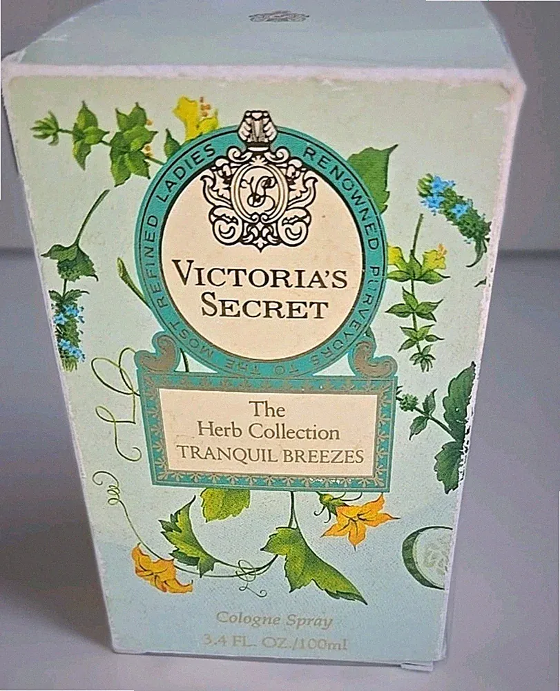 Victoria's Secret TRANQUIL BREEZES Cologne Spray Perfume 3.4 oz BOXED w/Tag=RARE