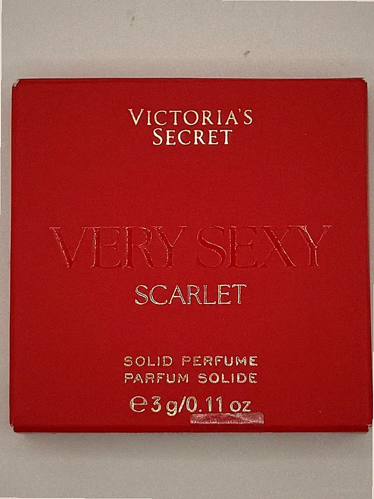 Victoria’s Secret Very Sexy Scarlet Solid Perfume 0.11oz/3g~ New In Box~Travel